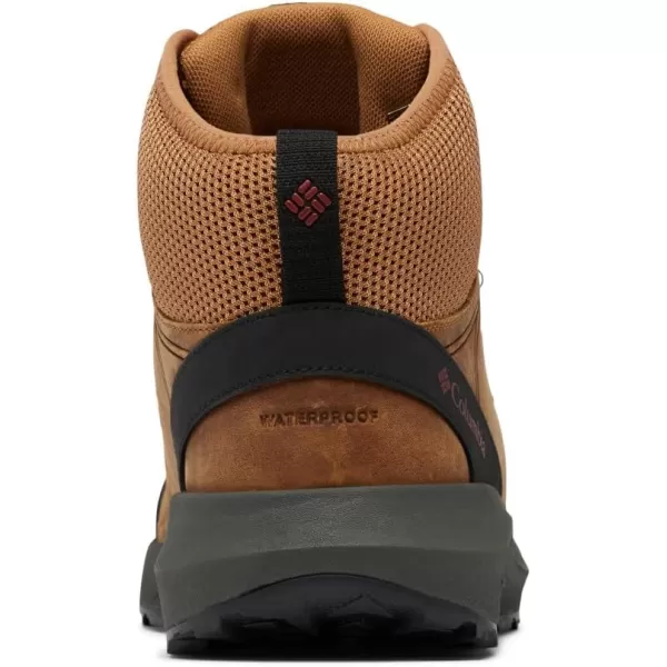 Columbia Mens Trailstorm Crest Mid Waterproof Hiking ShoeElkBlack