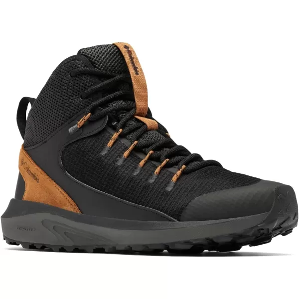 Columbia Mens Trailstorm Mid Waterproof Hiking ShoeBlackElk