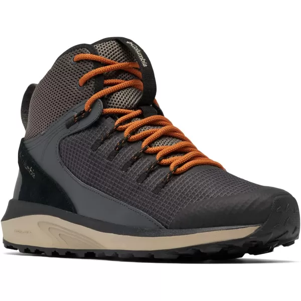 Columbia Mens Trailstorm Mid Waterproof Hiking ShoeDark GreyCaramel