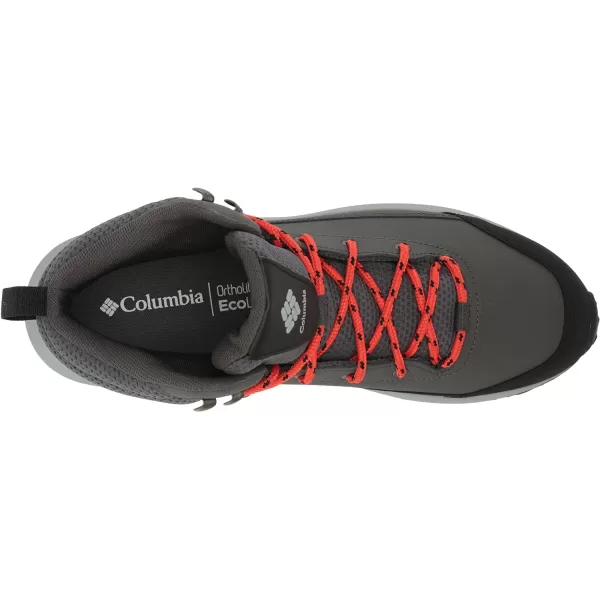 Columbia Mens Trailstorm Peak Mid Hiking ShoeDark GreySpicy