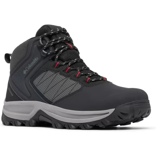 Columbia Mens Transverse Hike Waterproof ShoeBlackMountain Red