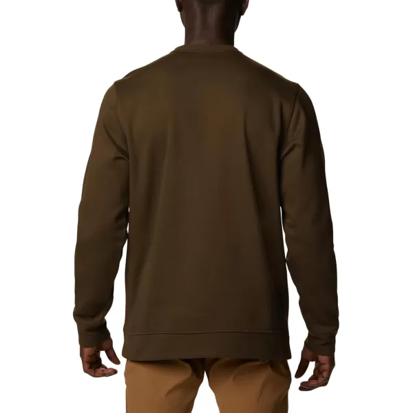 Columbia Mens Trek CrewOlive GreenCsc Branded Logo
