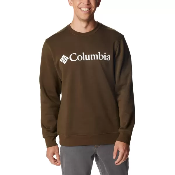 Columbia Mens Trek CrewOlive GreenCsc Branded Logo