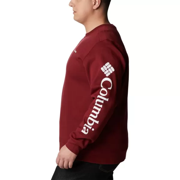 Columbia Mens Trek CrewRed JasperCsc Sleeve Logo