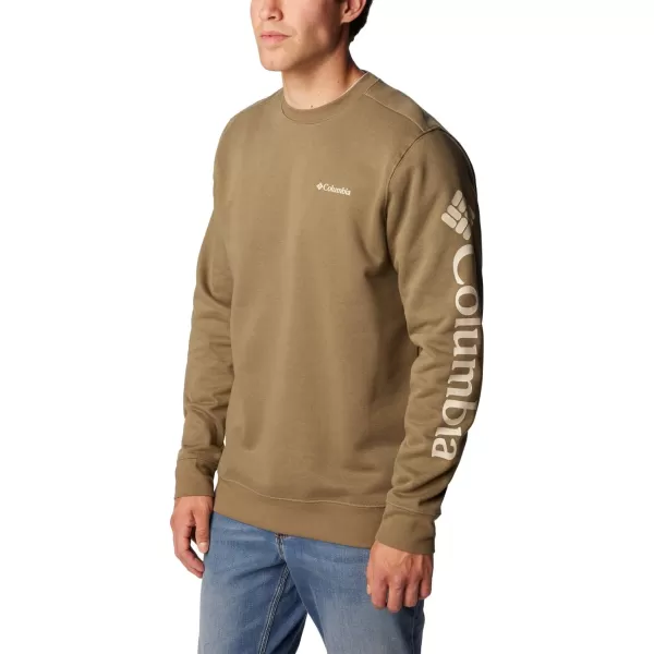 Columbia Mens Trek CrewStone Green Csc Sleeve Logo