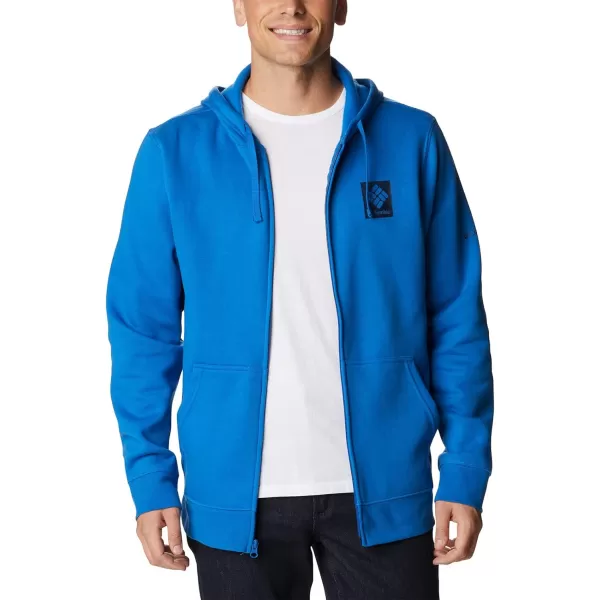 Columbia Mens Trek Full Zip HoodieBright Indigo