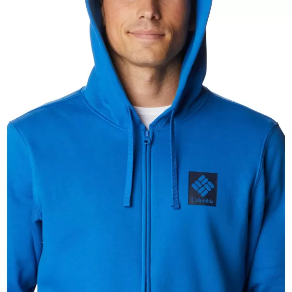 Columbia Mens Trek Full Zip HoodieBright Indigo