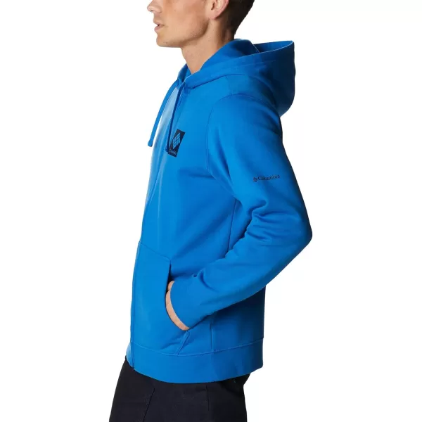 Columbia Mens Trek Full Zip HoodieBright Indigo