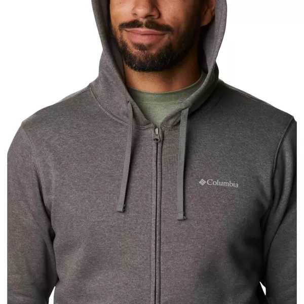 Columbia Mens Trek Full Zip HoodieCharcoal Heather