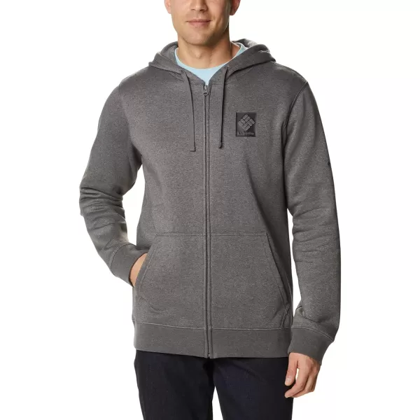 Columbia Mens Trek Full Zip HoodieGreycharcoal Heather