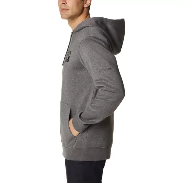 Columbia Mens Trek Full Zip HoodieGreycharcoal Heather