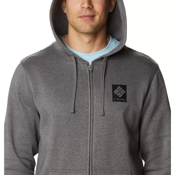 Columbia Mens Trek Full Zip HoodieGreycharcoal Heather