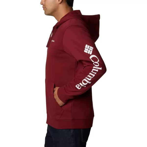 Columbia Mens Trek Full Zip HoodieRed Jasper