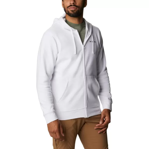 Columbia Mens Trek Full Zip HoodieWhite