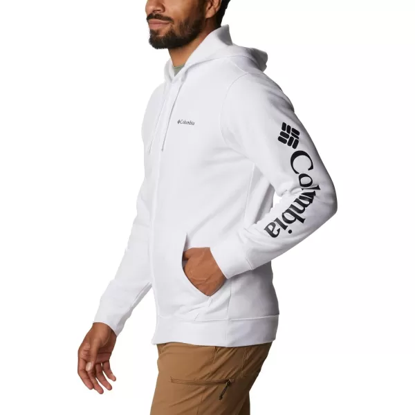 Columbia Mens Trek Full Zip HoodieWhite