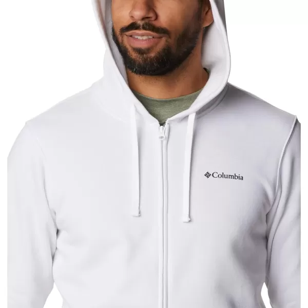 Columbia Mens Trek Full Zip HoodieWhite