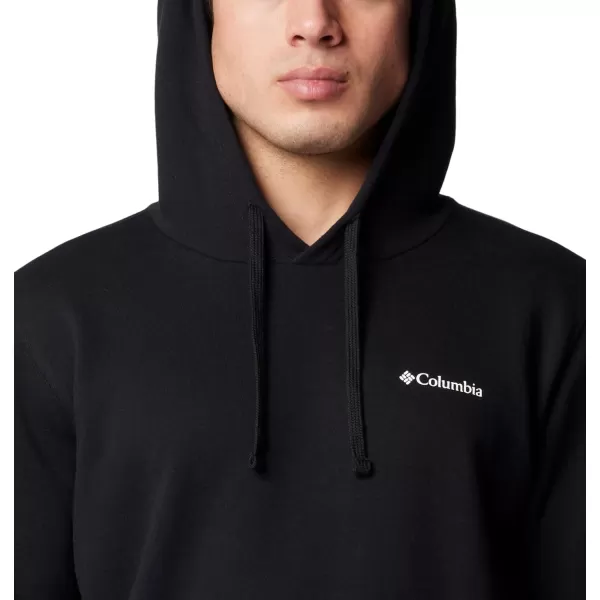 Columbia Mens Trek Graphic HoodieBlackButton Badge