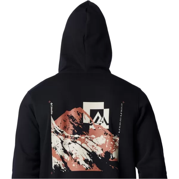 Columbia Mens Trek Graphic HoodieBlackMountain Air