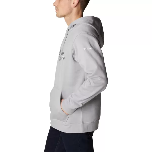 Columbia Mens Trek Graphic HoodieColumbia GreyNorthwoods Brand