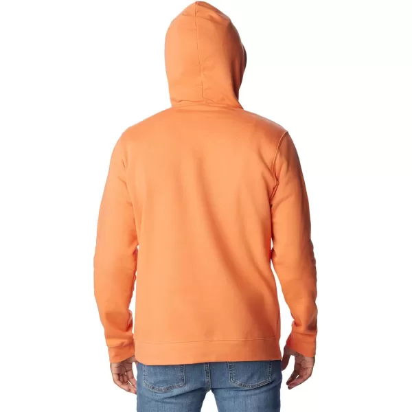 Columbia Mens Trek Graphic HoodieDesert OrangeTreestriped Flag