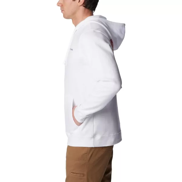 Columbia Mens Trek Graphic HoodieWhitePatriotic Shoreline Graphic
