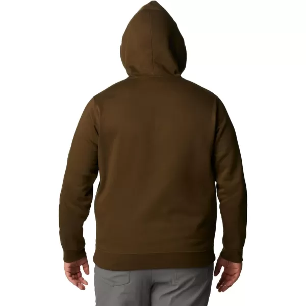 Columbia Mens Trek HoodieOlive GreenCsc Stacked Graphic