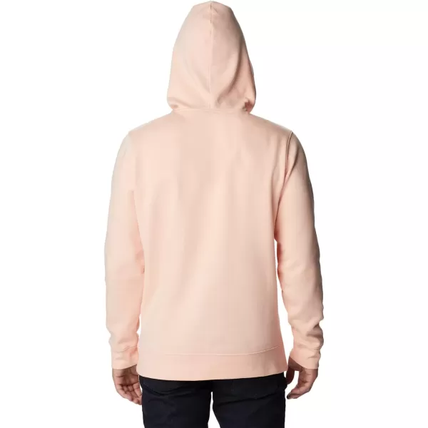 Columbia Mens Trek HoodiePeach BlossomCsc Stacked Graphic