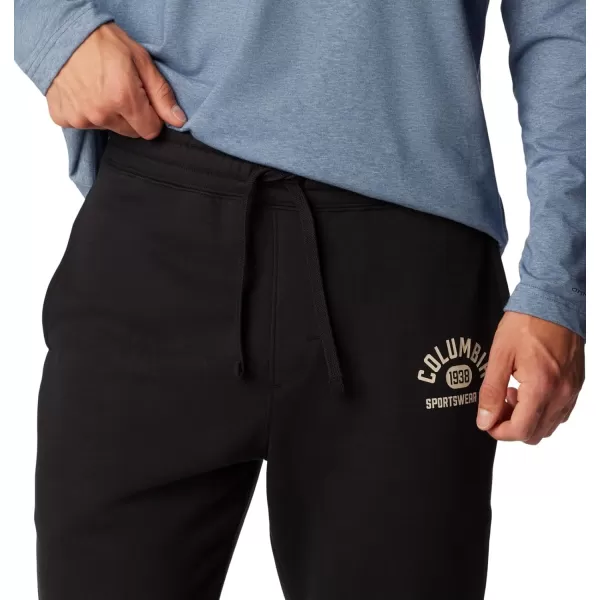 Columbia Mens Trek JoggerBlack College Life Mini Logo