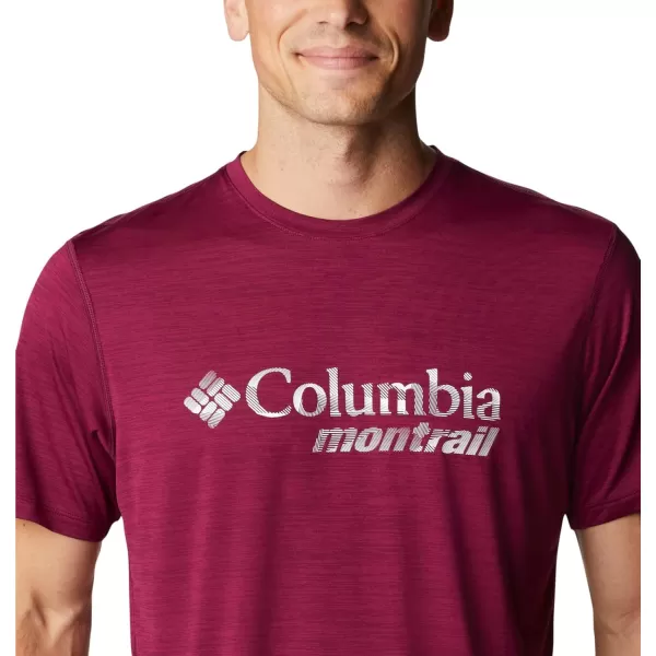 Columbia Mens Trinity Trail Graphic TeeMarionberry
