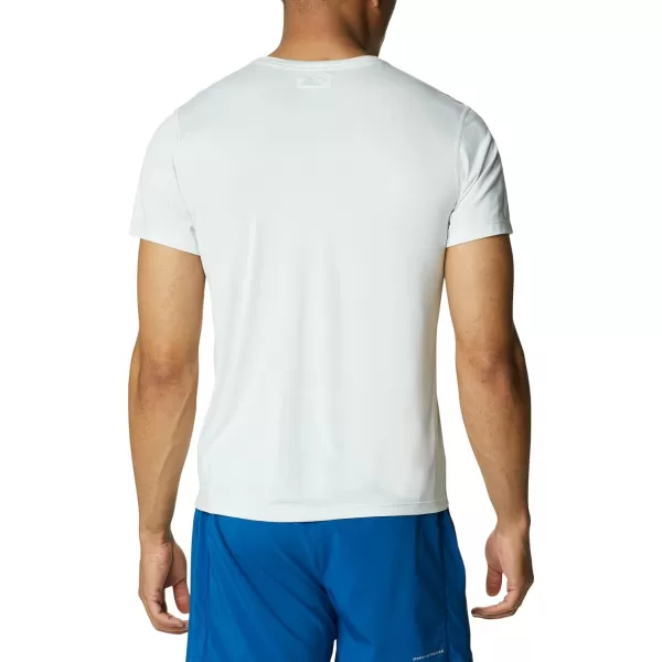 Columbia Mens Trinity Trail Graphic TeeWhite  Active Fit