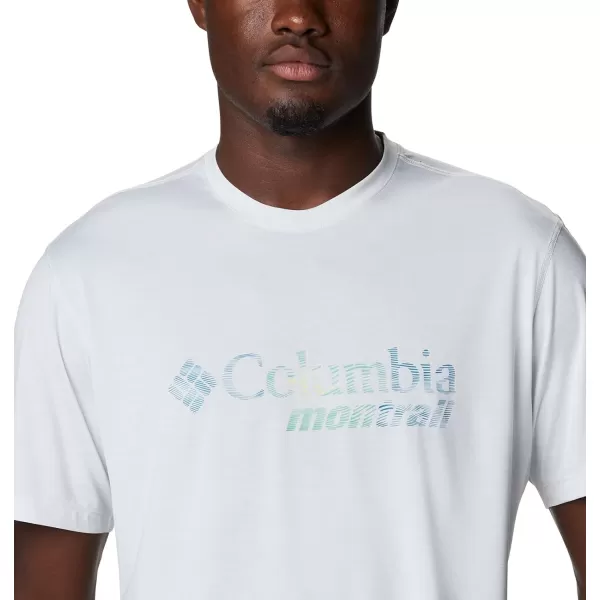 Columbia Mens Trinity Trail Graphic TeeWhite  Active Fit