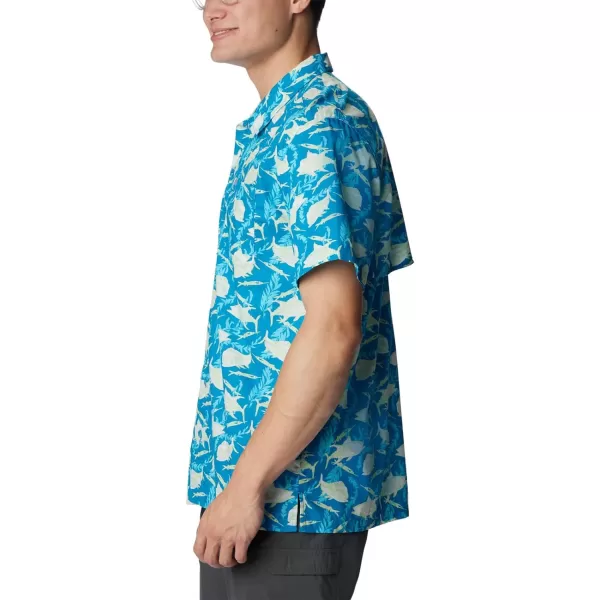 Columbia Mens Trollers Best Short Sleeve ShirtPool Ballybait Print