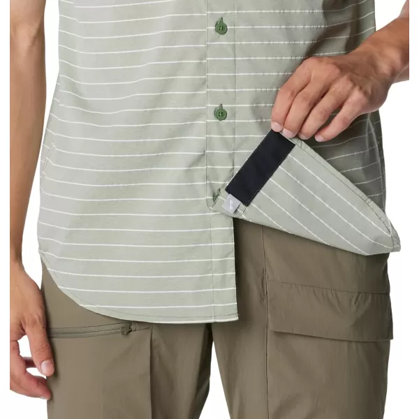 Columbia Mens Twisted Creek Iii Short SleeveCanteen Horizontal Twisted Creek