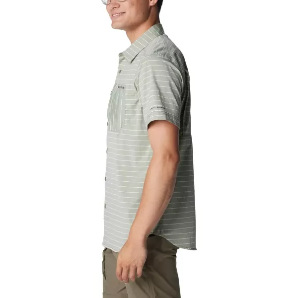 Columbia Mens Twisted Creek Iii Short SleeveCanteen Horizontal Twisted Creek