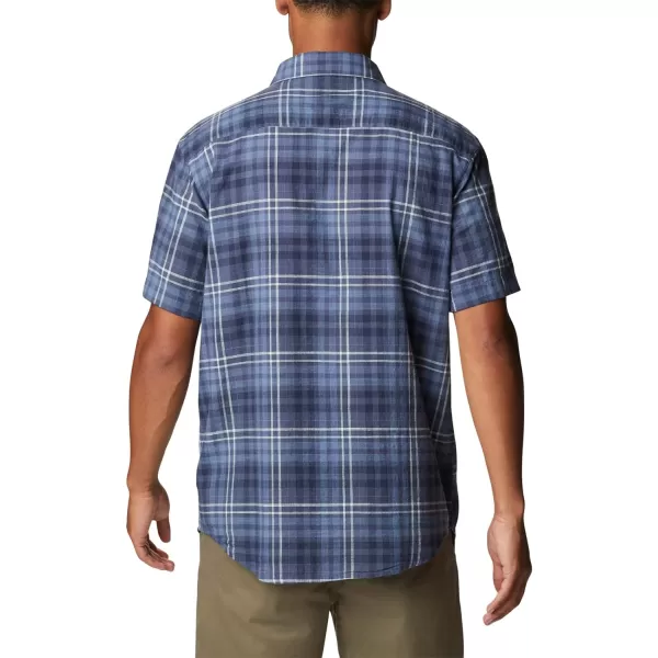 Columbia Mens Under Exposure Yarn Dye Short Sleeve ShirtDark Mountain Madras Gingham