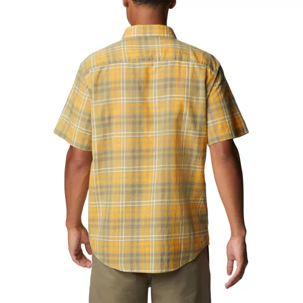 Columbia Mens Under Exposure Yarn Dye Short Sleeve ShirtSavory Madras Gingham