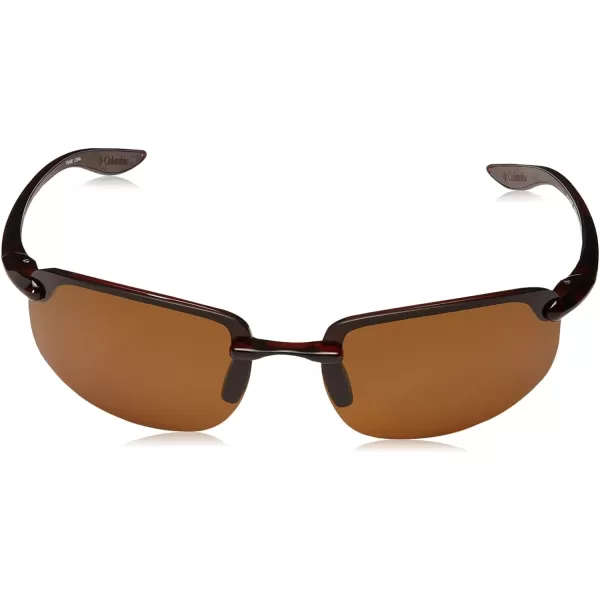 Columbia Mens Unparalleled Oval SunglassesBrownBrown