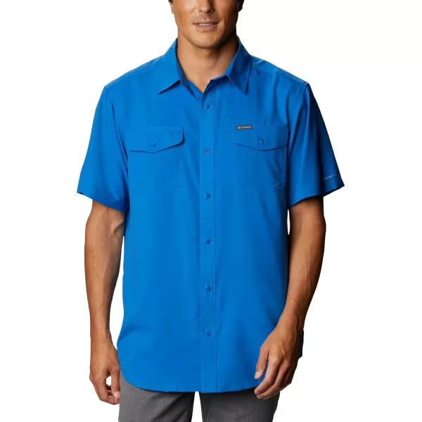 Columbia Mens Utilizer Ii Solid Short Sleeve ShirtAzure Blue