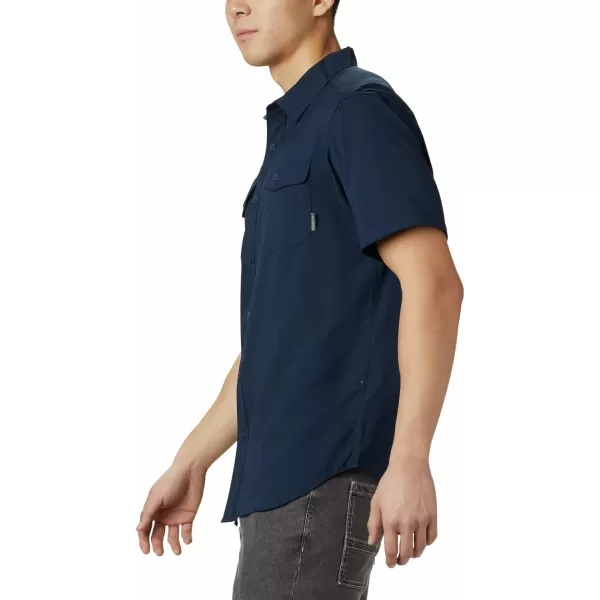 Columbia Mens Utilizer Ii Solid Short Sleeve ShirtAzure Blue