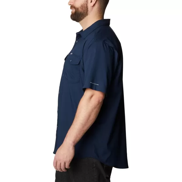 Columbia Mens Utilizer Ii Solid Short Sleeve ShirtAzure Blue