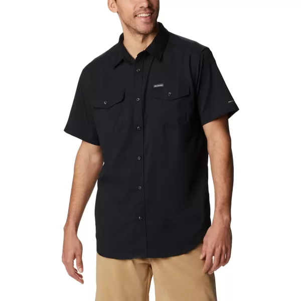 Columbia Mens Utilizer Ii Solid Short Sleeve ShirtAzure Blue