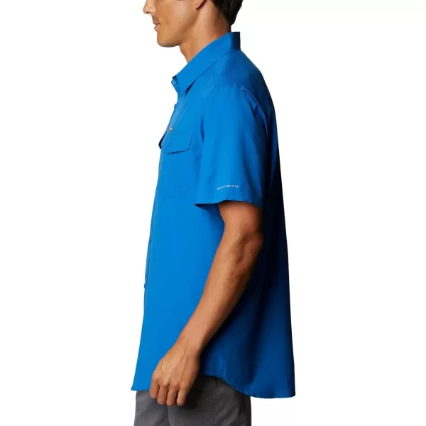 Columbia Mens Utilizer Ii Solid Short Sleeve ShirtAzure Blue