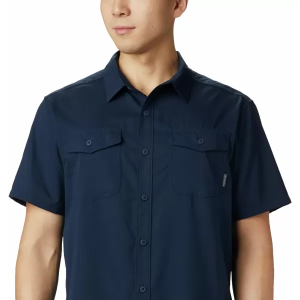 Columbia Mens Utilizer Ii Solid Short Sleeve ShirtAzure Blue