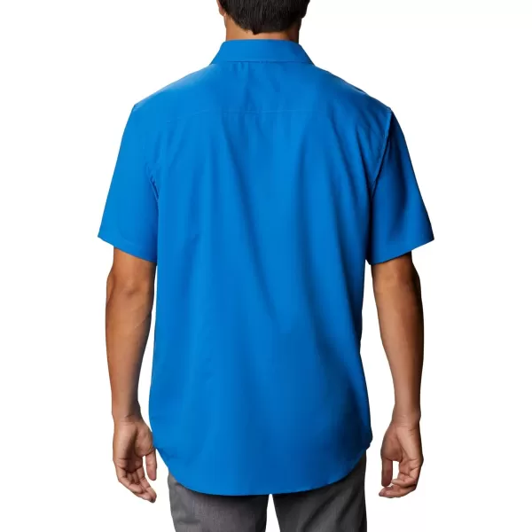 Columbia Mens Utilizer Ii Solid Short Sleeve ShirtAzure Blue