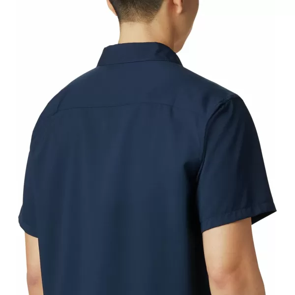 Columbia Mens Utilizer Ii Solid Short Sleeve ShirtAzure Blue