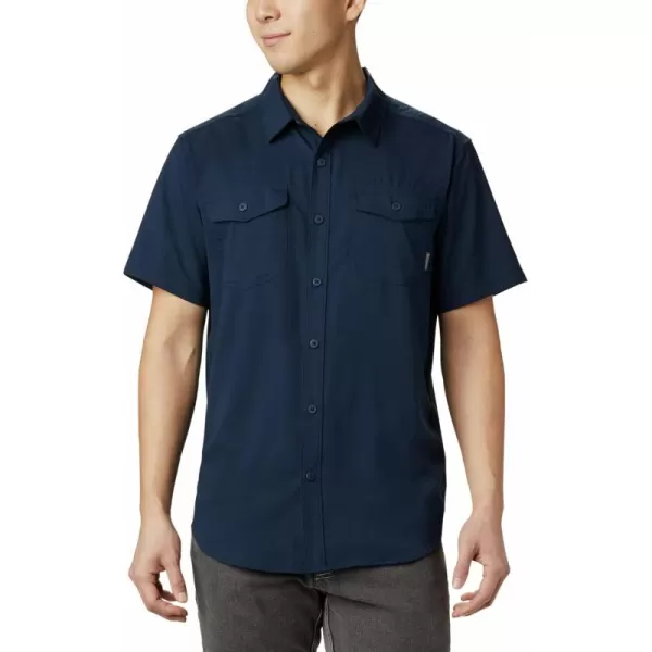 Columbia Mens Utilizer Ii Solid Short Sleeve ShirtAzure Blue