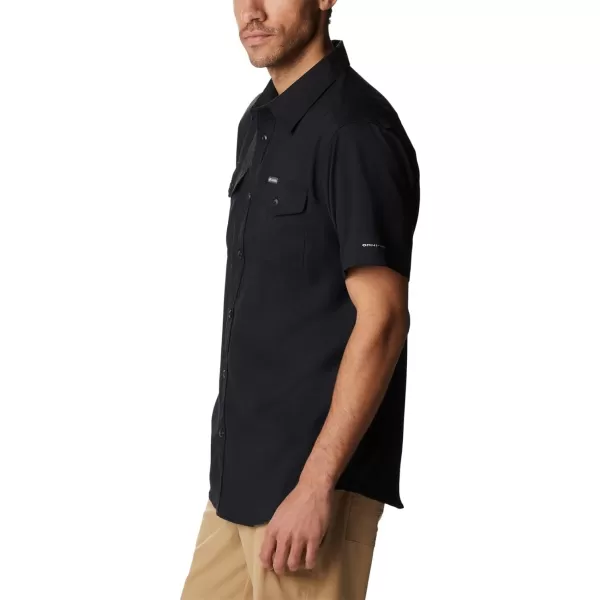 Columbia Mens Utilizer Ii Solid Short Sleeve ShirtBlackBlack