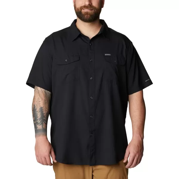 Columbia Mens Utilizer Ii Solid Short Sleeve ShirtBlackBlack