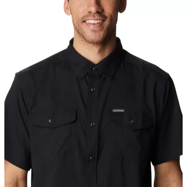 Columbia Mens Utilizer Ii Solid Short Sleeve ShirtBlackBlack