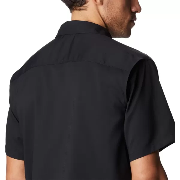 Columbia Mens Utilizer Ii Solid Short Sleeve ShirtBlackBlack